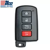 2013-2020 Smart Remote Key for Toyota 89904-0E120, 89904-0E121 HYQ14FBA ILCO LookAlike