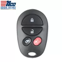 2004-2009 Keyless Entry Remote for Toyota Sienna 89742-AE020 GQ43VT20T ILCO LookAlike