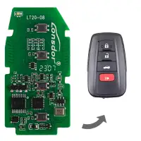 Lonsdor LT20-08 8A+4D Toyota & Lexus Smart Key PCB for K518ISE K518S KH100+ Switchable Frequency