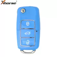 Xhorse Wire Flip Remote B5 Style Extreme Blue 3 Buttons XKB503EN