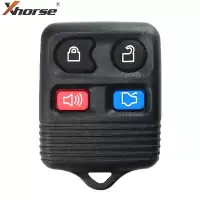 Xhorse Wire Remote Ford Style Separate Square 4 Buttons XKFO02EN