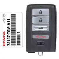 2021-2022 Acura TLX Smart Remote Key 72147-TGV-A11 KR5T21 Driver 2