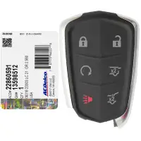 Cadillac Escalade Smart Remote Key 6 Button 13598512 HYQ2EB