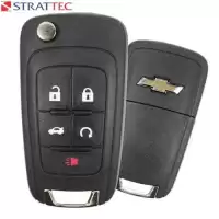 Chevrolet PEPS Flip Remote Key Strattec 5921873 with 5 buttons