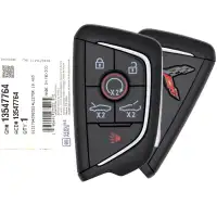 2020-2024 Chevrolet Corvette C8 Smart Remote Key 13547764 YG0G20TB1, YGOG20TB1 6 Button