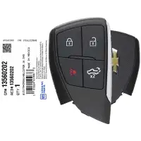 2022-2024 Chevrolet Silverado, GMC Smart Remote Key 13548441 YG0G21TB2 4 Button