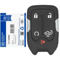 2019-2021 Chevrolet Silverado Smart Remote Key 5 Button 13529632 HYQ1EA