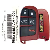 2023 Dodge Challenger SRT Demon Smart Remote Key 68630452AA M3N-40821302 5 Button