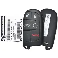 2013-2016 Dodge Dart Smart Remote Key 68225803AB M3N-40821302 5 Button