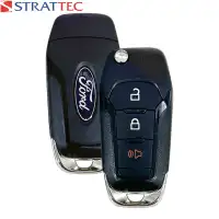 2023-2024 Flip Remote Key for Ford Expedition N5F-A08TBLP Strattec 5946077 3 Button