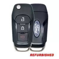 2015-2022 Ford Explorer, F- Series, Ranger Flip Remote Key 3 buttons 164-R8130 N5F-A08TAA Refurbished (Grade A)