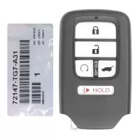 2016-2020 Honda Pilot Civic CR-V Proximity Remote 72147-TG7-A31 KR5V2XV44 Driver 1