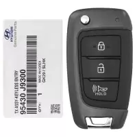 2021-2022 Hyundai Kona Flip Remote Key 95430-J9300 2AV76-NMOK-451T 3 Button