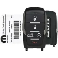 2025-2026 RAM 1500 Smart Remote Key 68523813AA OHT-4882056 5 Button