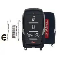 2025 RAM 1500 TRX Smart Remote Key 68523825AA 0HT4882056 5 Button TRX Logo