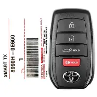 2024 Toyota Highlander Smart Remote Key HYQ14FBX 8990H-0E600 4 Button