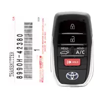 2021 Toyota RAV4 Smart Remote Key 8990H-42380 8990H-42381 HYQ14FBX