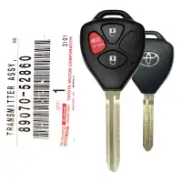 2006-2013 Toyota Yaris, Scion Remote Head Key 89070-52860 MOZB41TG 4D67 Chip