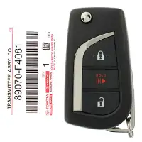 2018 Toyota C-HR Flip Remote Key 89070-F4081 MOZB97TZ