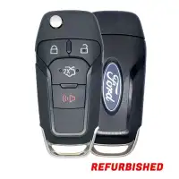 2013-2016 Ford Fusion Flip Remote Key 4 Button 164-R7986 N5F-A08TAA Refurbished (Grade A)
