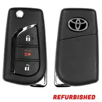 2020-2022 Toyota C-HR Flip Remote Key 89070-10082 MOZB3F2F2L Refurbished (Grade B)