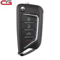 CGDI CG Key C13-000006 Cadillac Style Flip Universal Wire Remote (4 Buttons)
