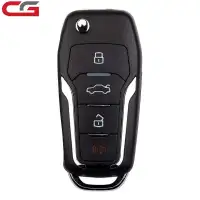 CGDI CG Key A12-3+1 Ford Style Flip Universal Wire Remote (4 Buttons)