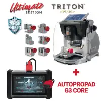 Bundle of Triton Plus Clear Shield Ultimate Edition and AurtoProPad G3 Core Automotive Key Programmer