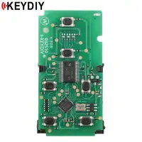 KeyDiy KD Universal Smart 8A Remote Key PCB 6 Button For Toyota TB07-6
