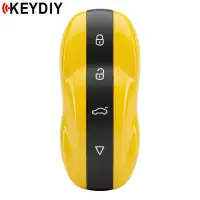 KEYDIY Universal Smart Remote Key Amber Yellow 4 Button for 46 47 48 49 4A MQB48 5C Chip ZB71-4