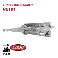 Original Lishi HU181 for Harley Davidson 2-in1- Pick Decoder AG