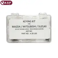 1995-2018 Mazda Mitsubishi Suzuki MZ19 / B69 / MIT3 / 10 Cut Keying Tumbler Kit A-20-103