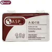 2005-2020 Toyota Lexus 80K Subaru 90K Keying Tumbler Kit A-30-118