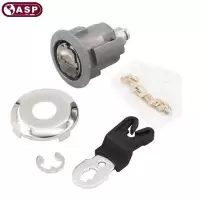 Ford H75 8-Cut Door Lock Service Pack Uncoded Chrome Cap D-42-261