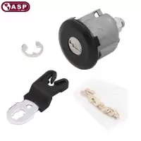 Ford H75 8-Cut Door Lock Service Pack Uncoded Black Cap D-42-262