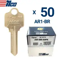 ILCO AR1 1179 5-Pin Metal Head Arrow Key Blank Brass Finish Pack of 50