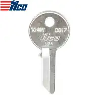 ILCO Mechanical Metal Head Key for Chicago Keyway 1041Y / CG17