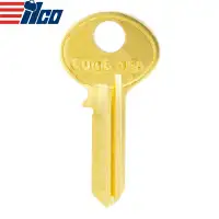 ILCO CO1060 Metal Head Key Blank for Corbin Mailbox Brass Finish