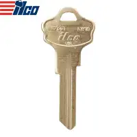 ILCO KW10 Metal Head Key Blank Kwikset Brass Finish