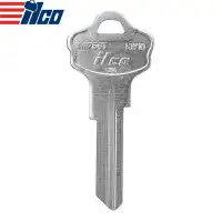ILCO Metal Head Key Blank Nickel Plated Finish Kwikset KW10