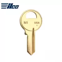 ILCO M1 1092 4-Pin Brass Metal Key Blank for Master Padlocks