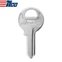 ILCO 1092 M1 Nickel Plated Metal key Blank for Master Padlocks