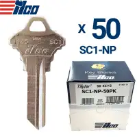 ILCO Nickel Finish Schlage Key Blank Residential SC1 Pack Of 50