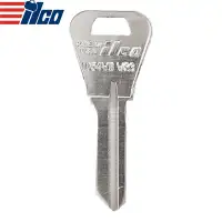 ILCO WR3 1054WB Metal Head Key Blank Nickel Plated Finish for Weiser Locks