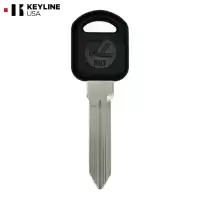 Mechanical Double-Sided Short 10-Cut Plastic Head Key For GM B89-P P1107