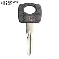 Mechanical Plastic Head 4-Track Key For Mercedes Benz S48HF-P HU39P-SI