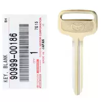 Toyota Genuine Metal NON-Transponder Blank Key 90999-00186