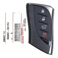 Lexus OEM Smart Remote Key 04002-99174 HYQ14FLC 4 Button (Service Bag) Replaces Multiple Part Numbers