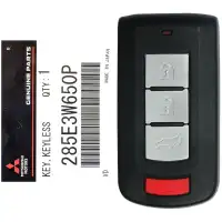 2023-2024 Mitsubishi Eclipse Cross Smart Remote Key 285E3W650P OUCGHR-M013 4 Button