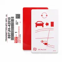 2026 Toyota RAV4 Hybrid OEM New NFC Key Card 897JH-42010